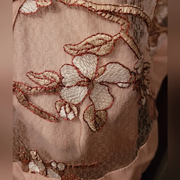 Pink Embroidered Dress - Picture 4 of 6